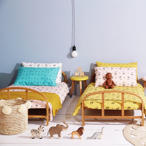 Panier Louis Big à pompons - Ecru