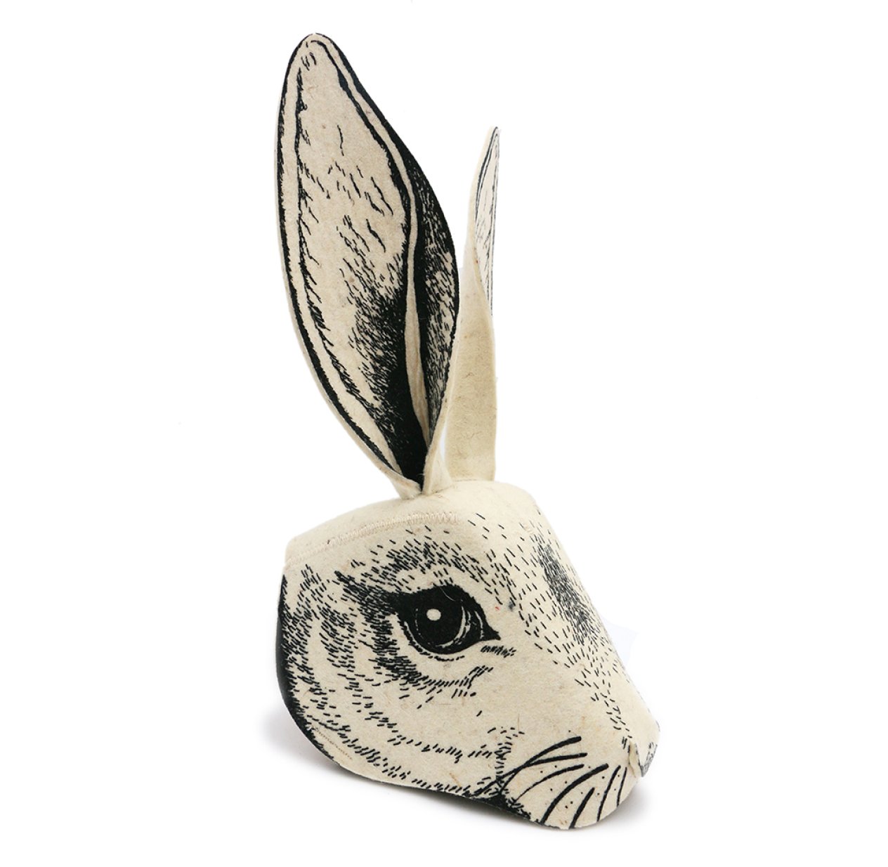 Bonnet Enfant Unisexe Chat/lapin - Gris - Hiver - Taille Unique