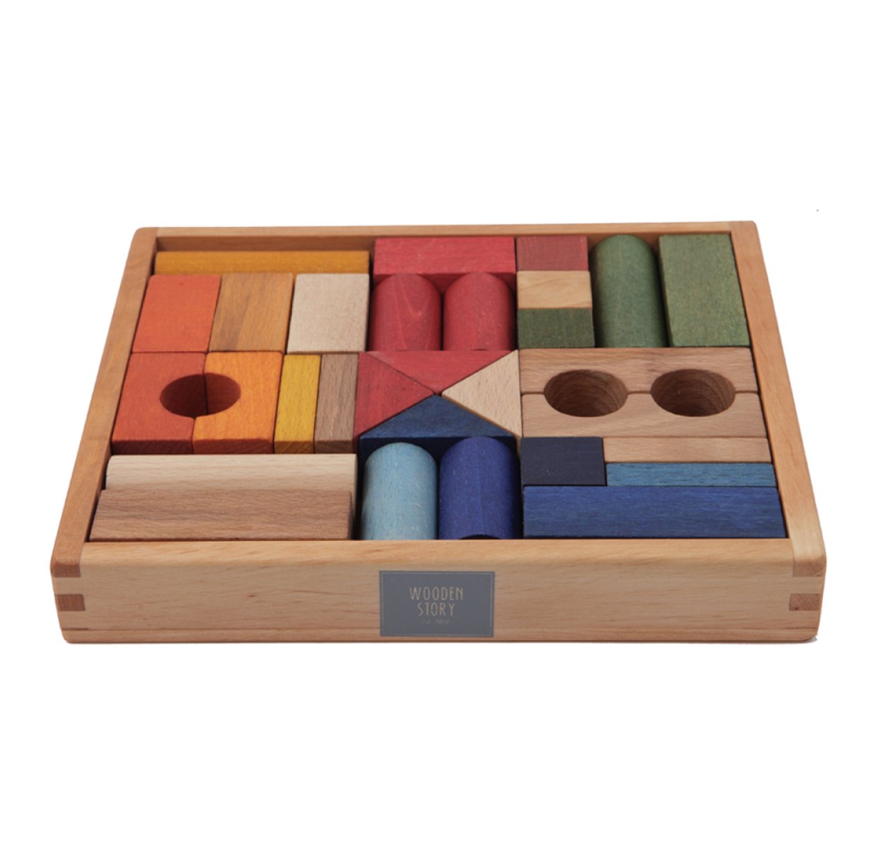 Blocs de construction rainbow 30 pièces