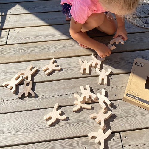 Jeu d'équilibre Mendelsons - Bois naturel