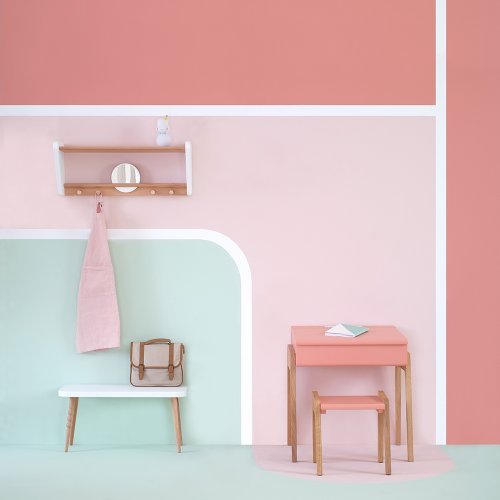Bureau Enfant My Little Pupitre - Vieux rose