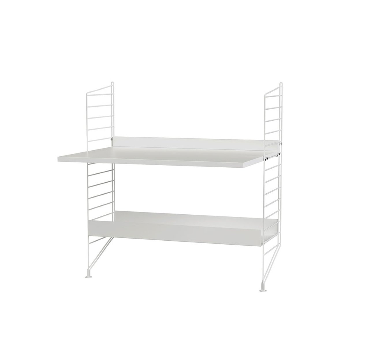 Bureau mural évolutif 80 x 85 cm - Blanc