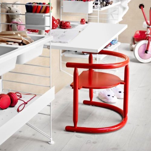 Bureau mural évolutif 80 x 85 cm - Blanc