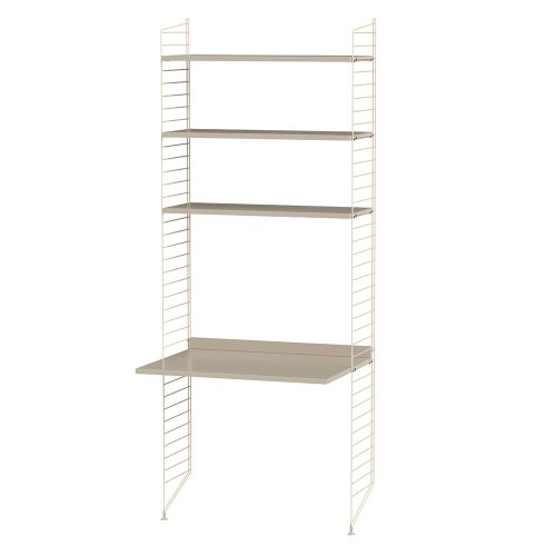 Bureau mural évolutif - Beige