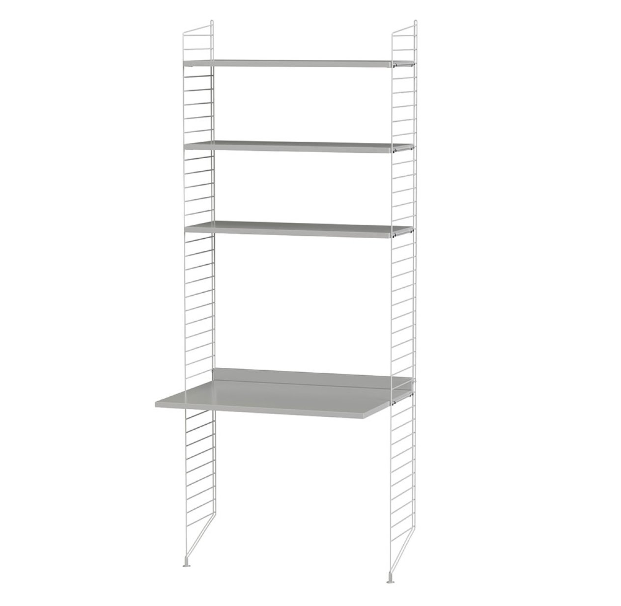 Bureau mural évolutif - Gris