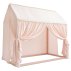 Maison cabane Charlotte pompon dream pink - Rose poudré