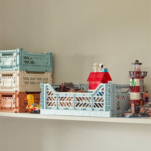 Caisse pliable Aykasa S - Bleu glacier