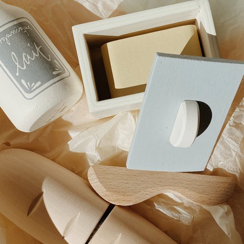 Caisse à provisions en bois