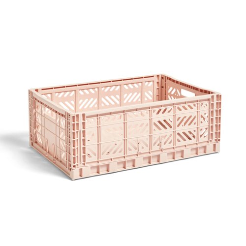 Caisse pliable Aykasa L - Rose poudré