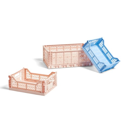 Caisse pliable Aykasa L - Rose poudré