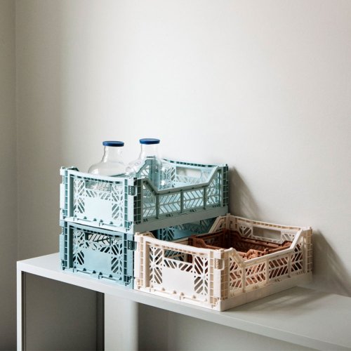 Caisse pliable Aykasa M - Bleu Cadet