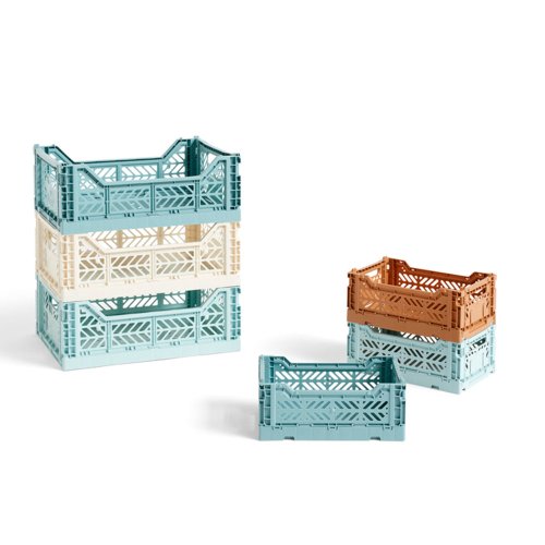 Caisse pliable Aykasa M - Bleu Cadet