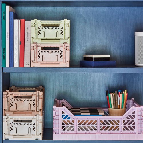 Caisse pliable Aykasa S - Rose poudré