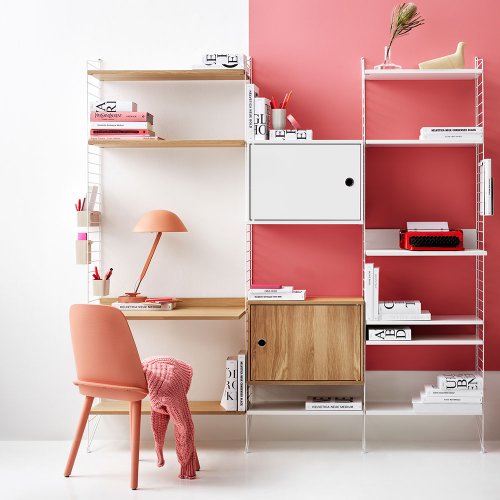 Caisson 1 porte 58 x 30 cm - Blanc