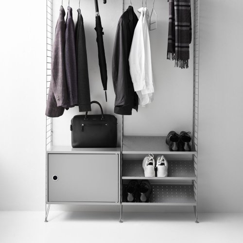 Caisson 1 porte 58 x 30 cm - Gris