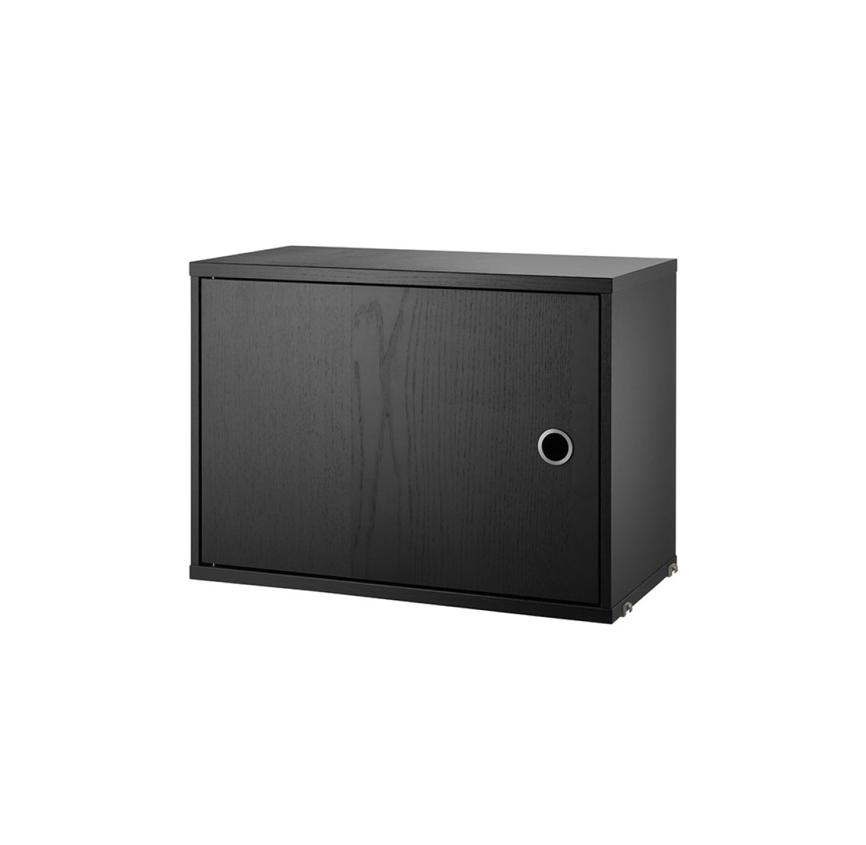 Caisson 1 porte 58 x 30 cm - Noir