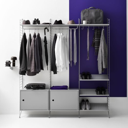 Caisson 1 porte 58 x 30 cm - Noir