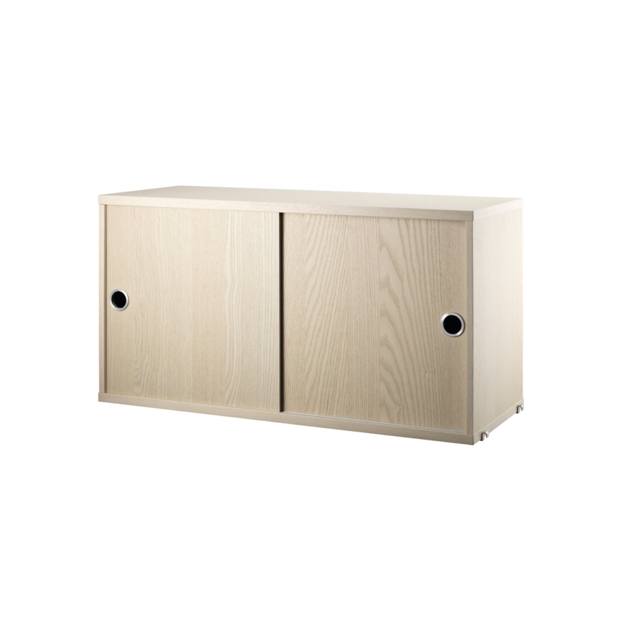 Caisson 2 portes coulissantes 78 cm - Frêne