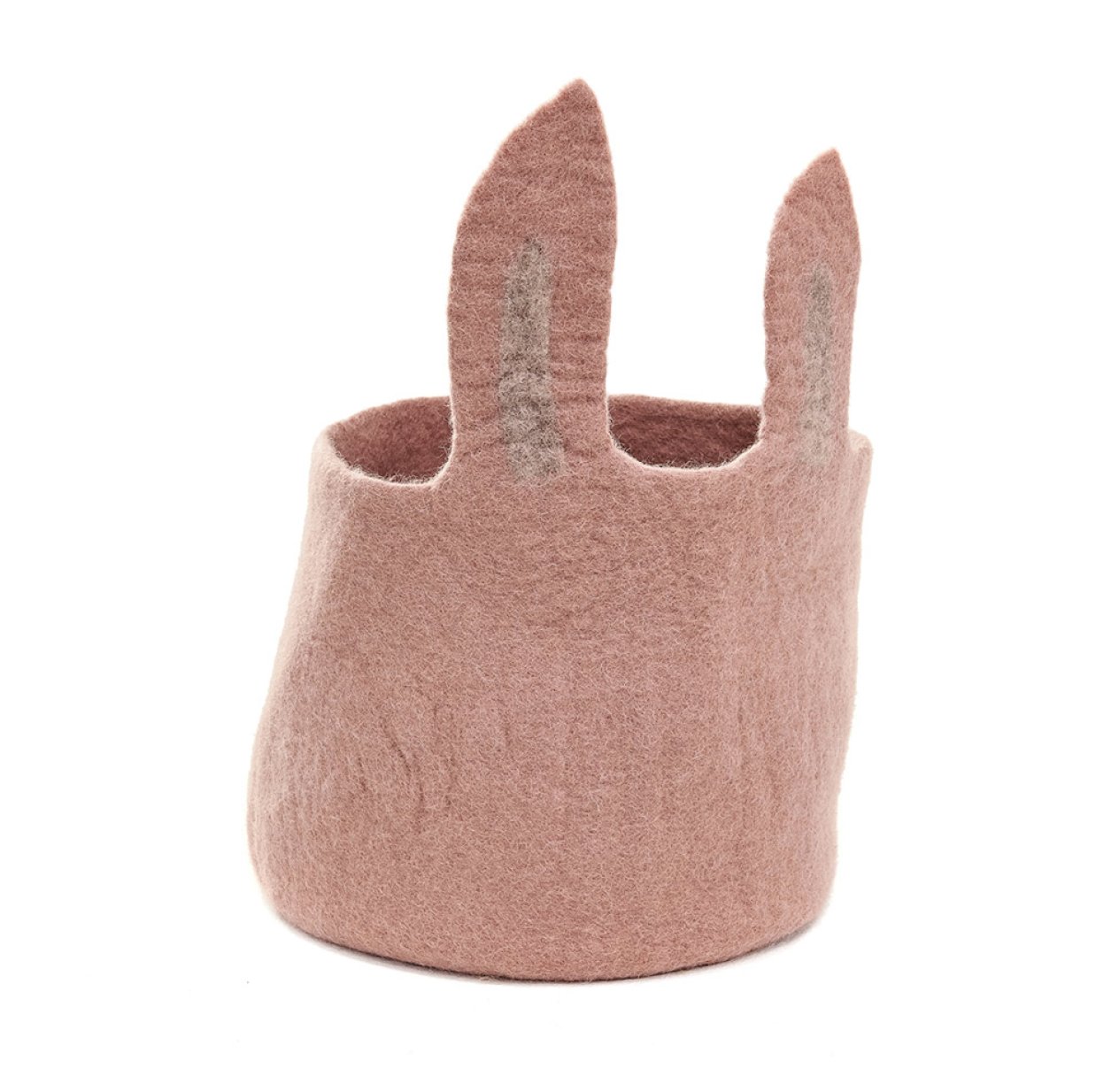 Calebasse en feutre Pasu Bunny - Rose quartz