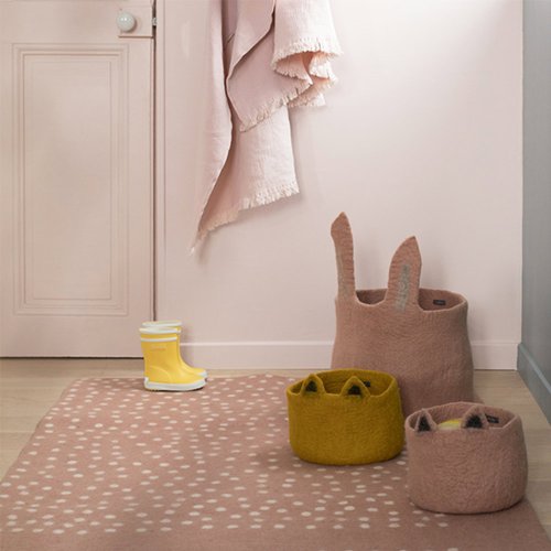 Calebasse en feutre Pasu Catty - Rose quartz