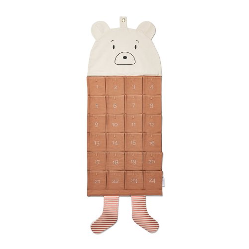 Calendrier de l'Avent Ours Klaus - Rose Tuscany