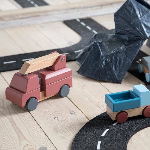 Camion Pompier en bois