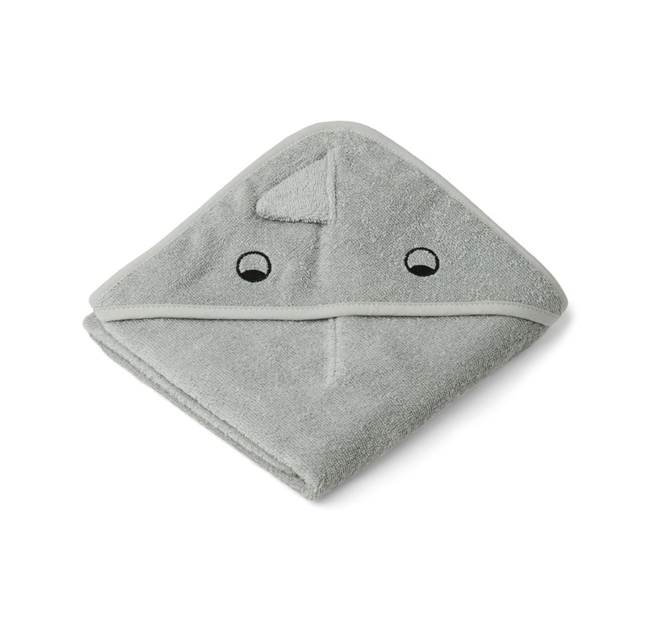 Cape de bain bébé Dinosaure Albert - Bleu clair