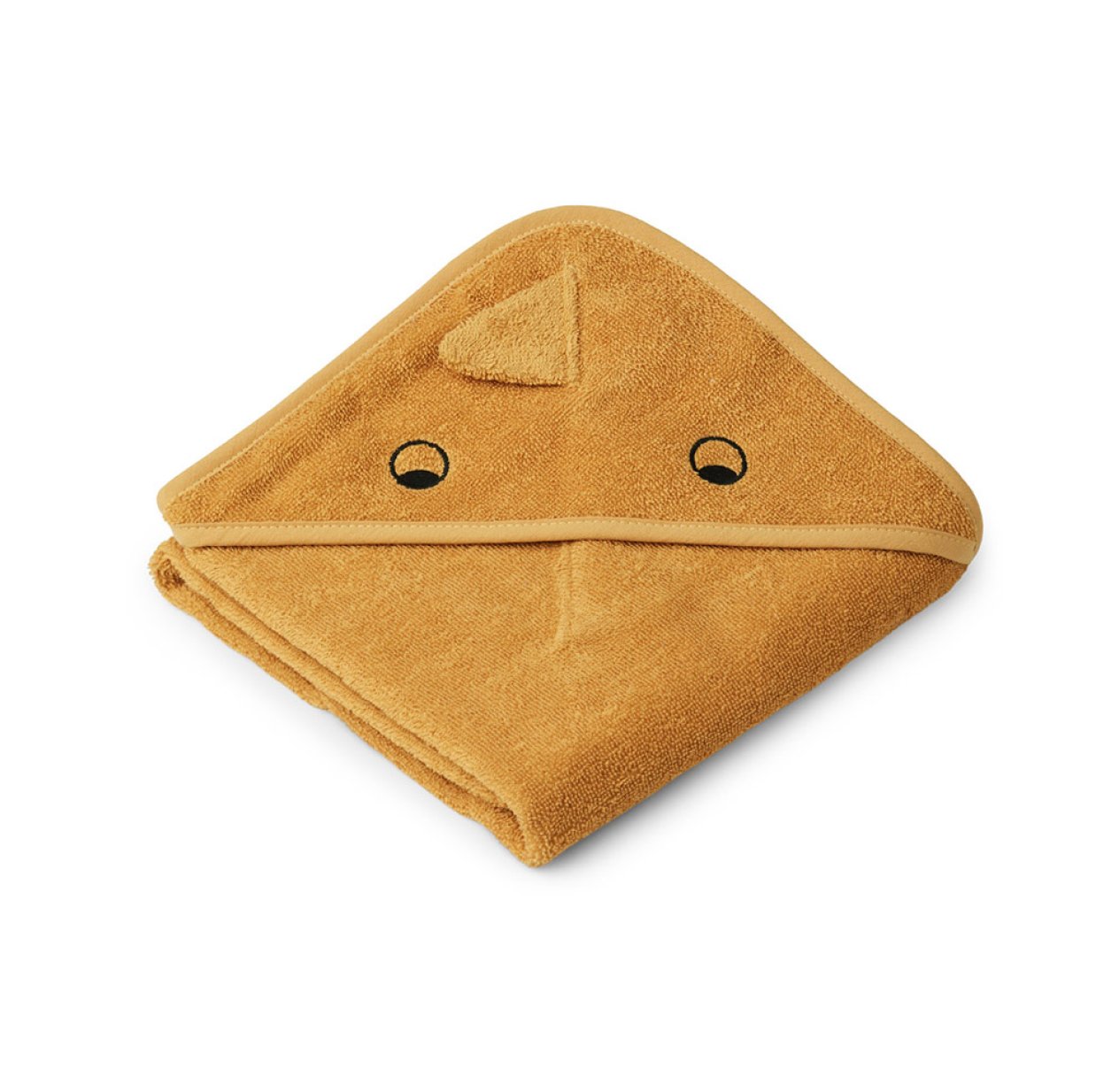 Cape de bain bébé Dinosaure Albert - Moutarde