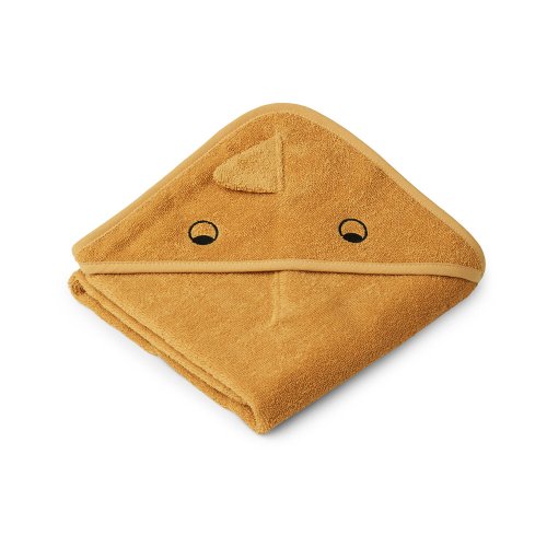 Cape de bain bébé Dinosaure Albert - Moutarde