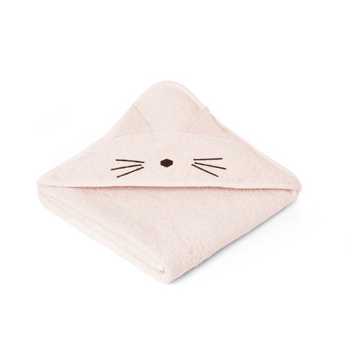 Cape de bain Chat Augusta - Rose poudré