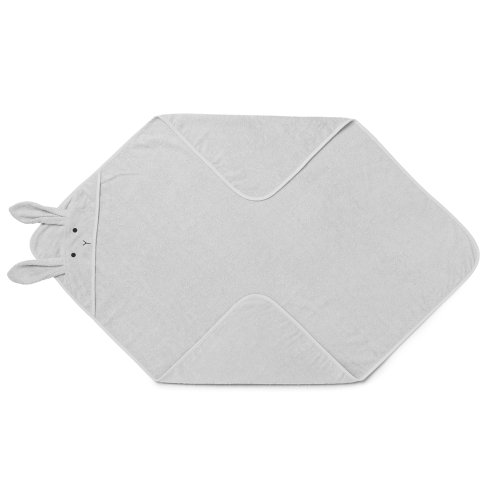 Cape de bain Lapin Augusta - Gris éléphant