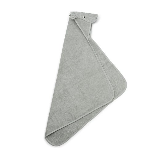 Cape de bain bébé Hippo Albert - Bleu clair