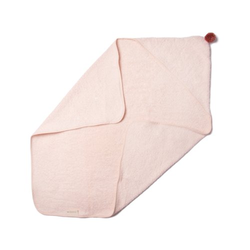 Cape de bain bébé So Cute - Rose pâle