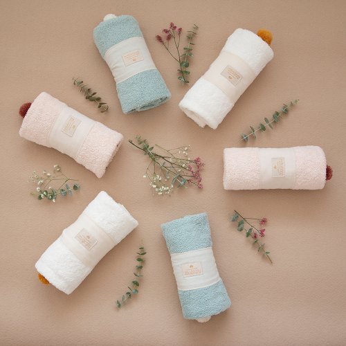 Cape de bain bébé So Cute - Vert pâle