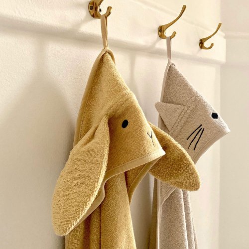 Cape de bain Chat Augusta - Sable