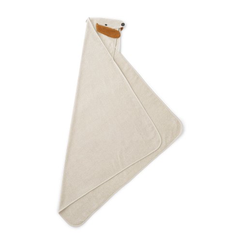 Cape de bain Chien Augusta - Sable