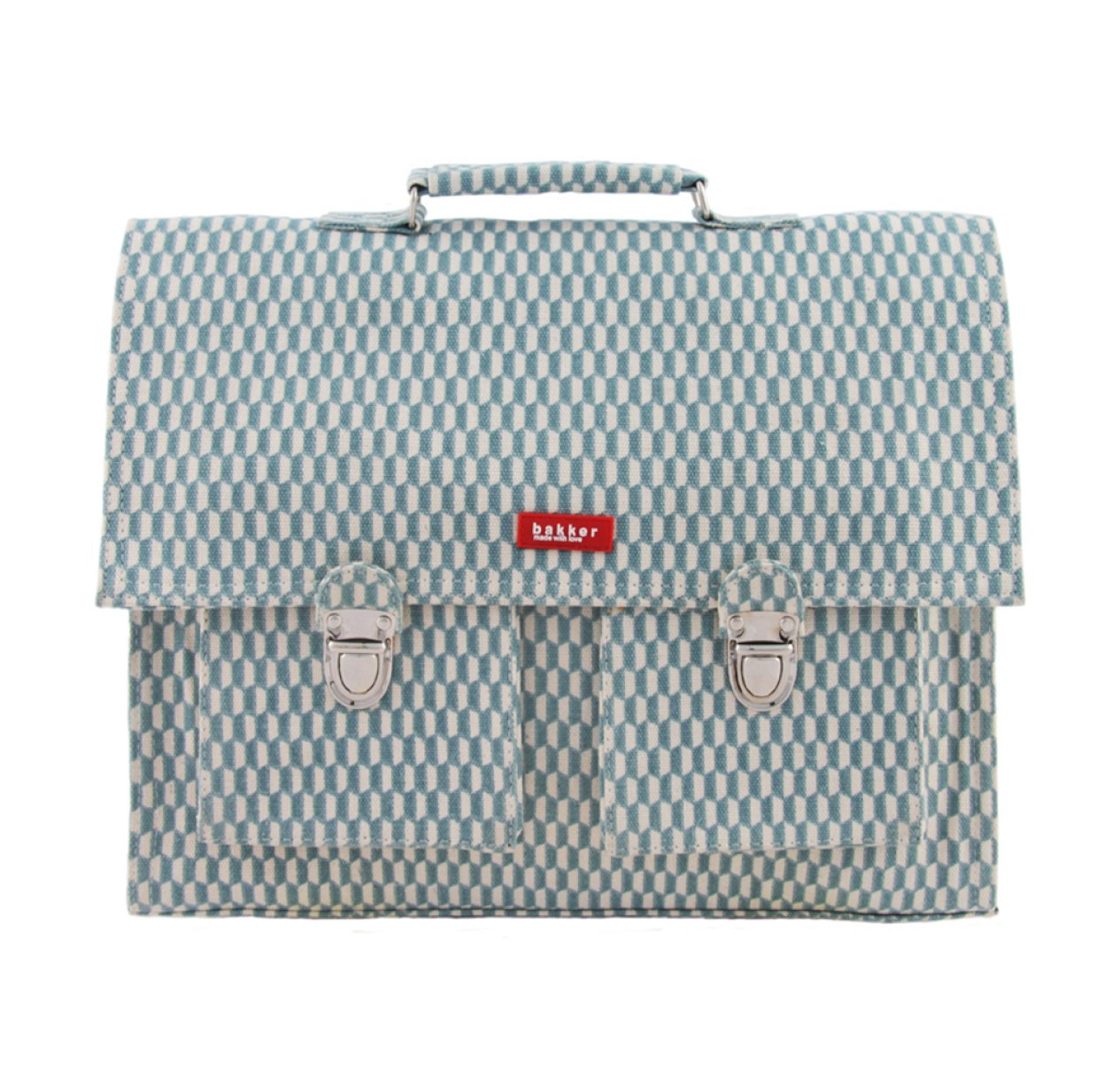 Cartable Books - Bleu gris