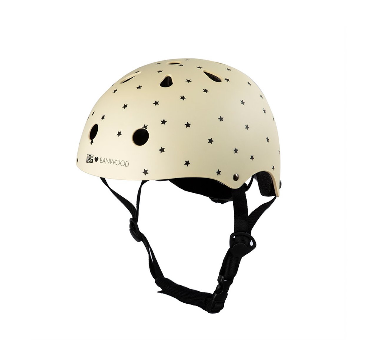Casque enfant pour vélo Bonton - Crème