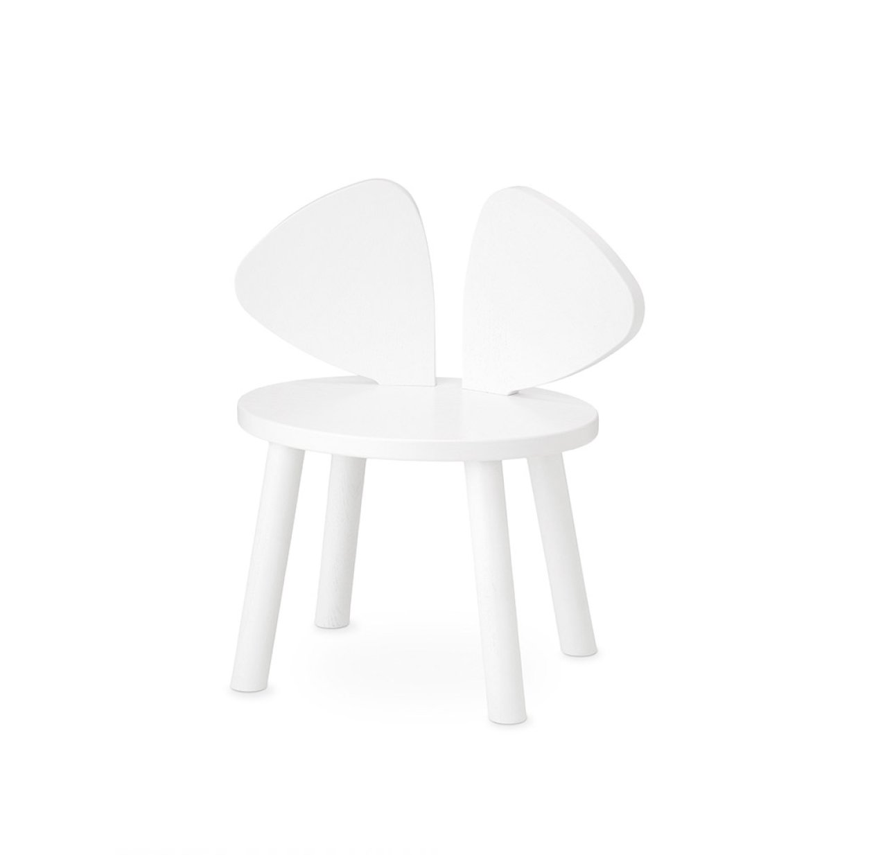 Chaise enfant Mouse 2-5 ans - Blanc