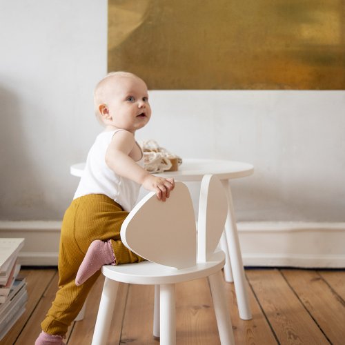 Chaise enfant Mouse 2-5 ans - Blanc