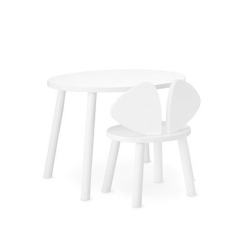 Chaise enfant Mouse 2-5 ans - Blanc