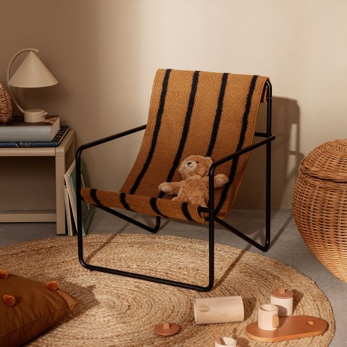 Chaise Enfant Desert - Noir/Stripe