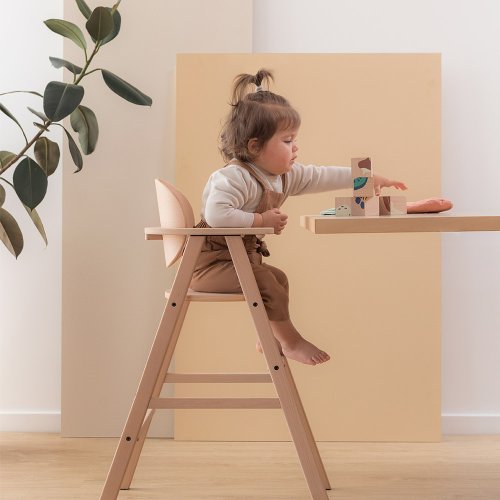 Chaise Haute Growing Green - Hêtre