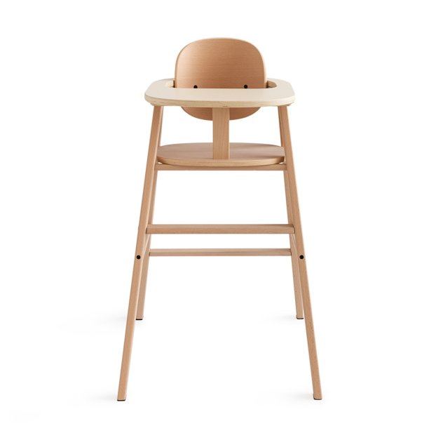 Nobodinoz - Assise pour chaise haute Growing green - Crème