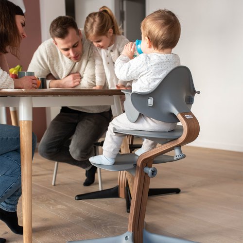 Chaise haute évolutive Nomi - Gris