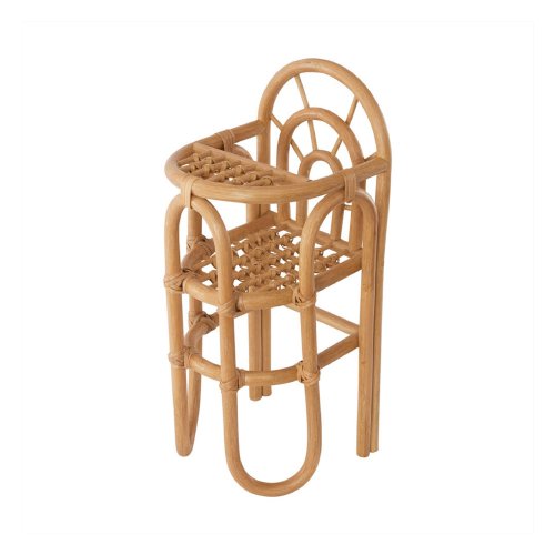 Chaise Haute poupée en rotin Rainbow