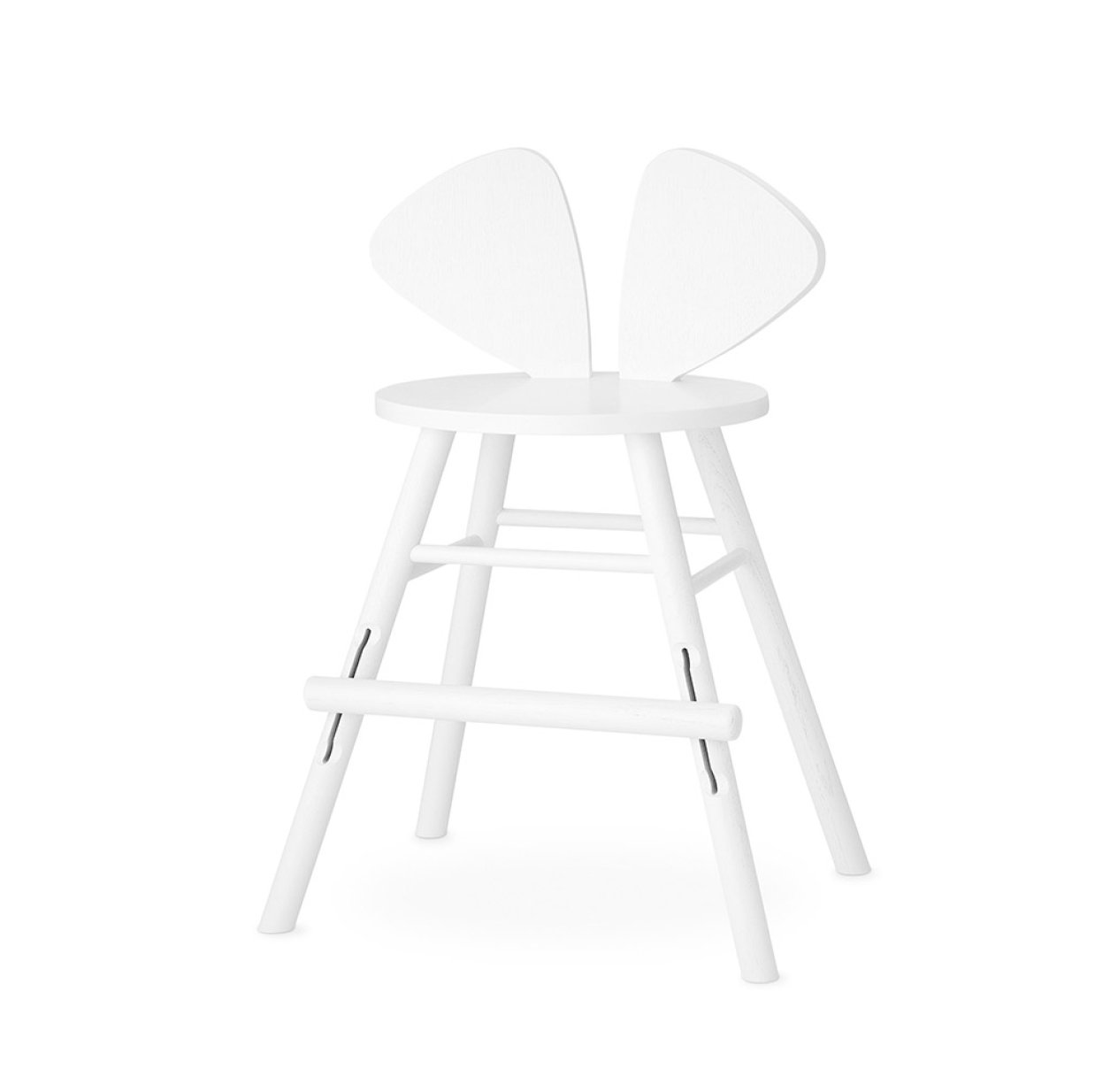 Chaise junior Mouse 3-9 ans - Blanc