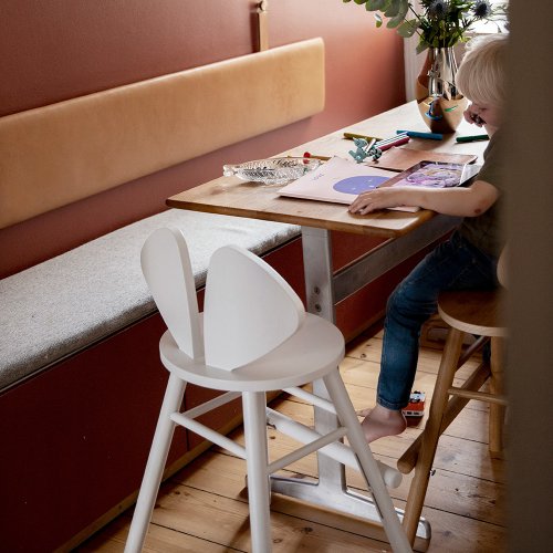 Chaise junior Mouse 3-9 ans - Blanc