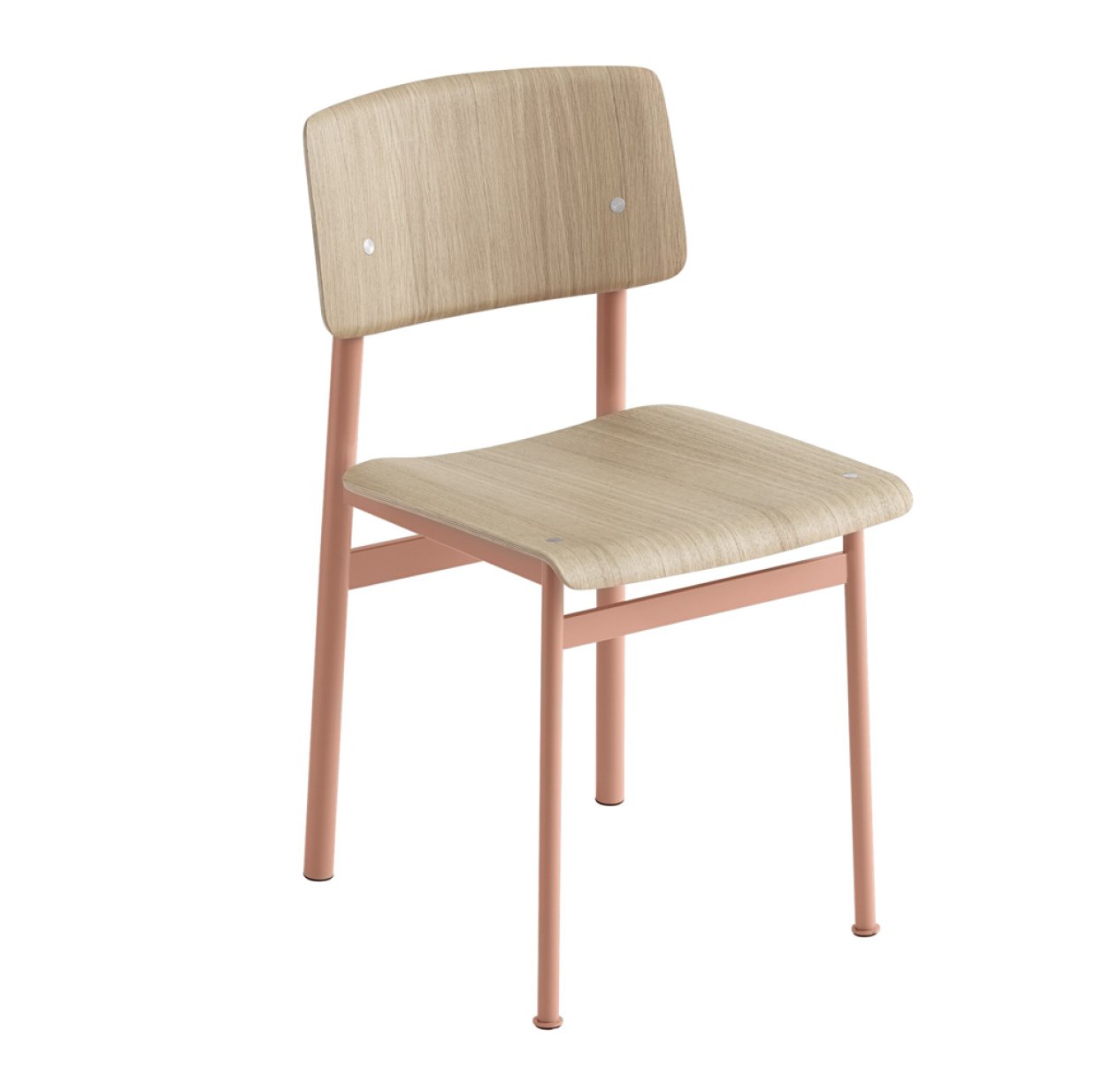 Chaise Loft - Chêne/Vieux rose