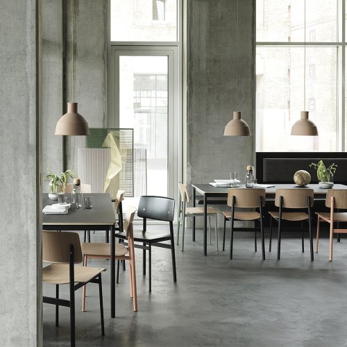 Chaise Loft - Chêne/Vieux rose